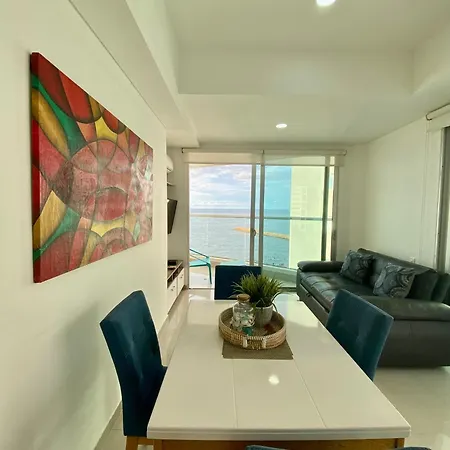 Palmetto Eliptic Vista Al Mar Espectacular Apartamento Cartagena